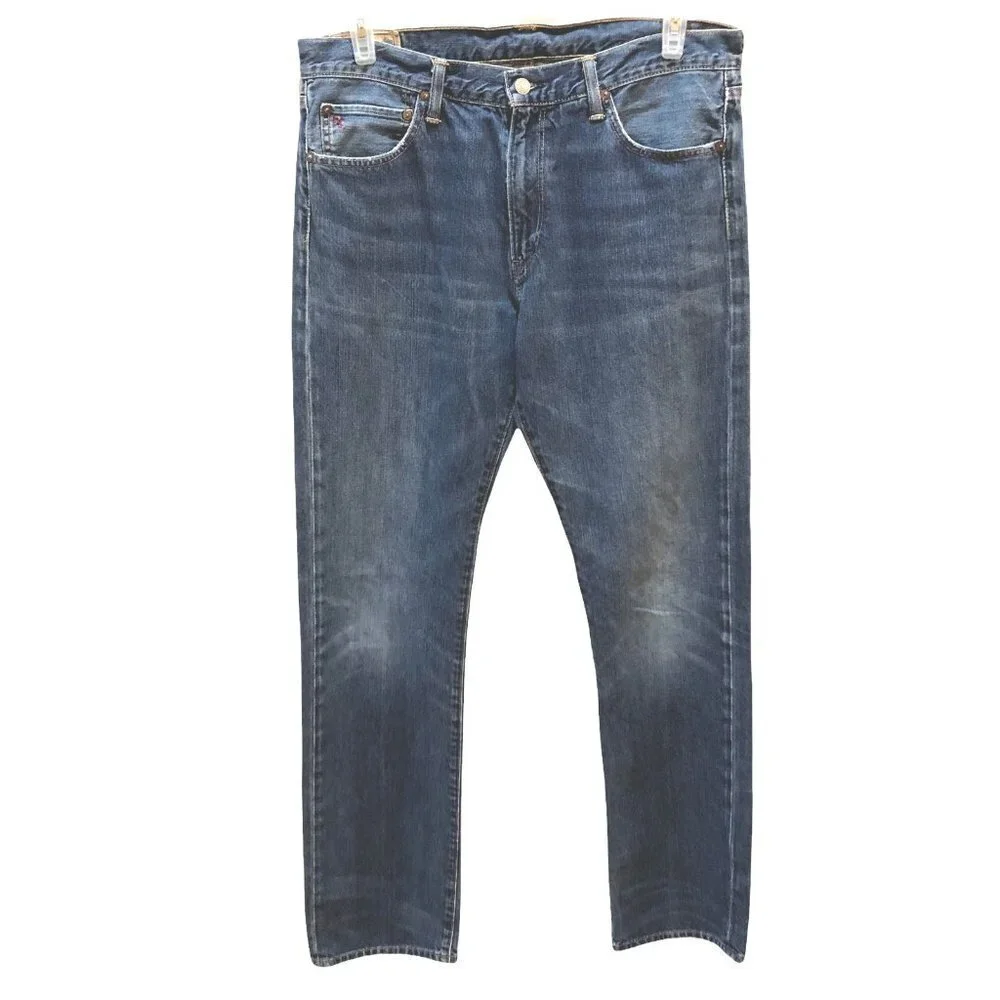 Polo Ralph Lauren Authentic DungareesMens  Straight Leg Jeans 36 x 36 (35)